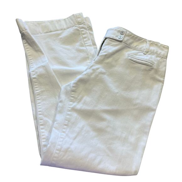 Ann Taylor Loft White Pants Size 8 - Picture 1 of 5